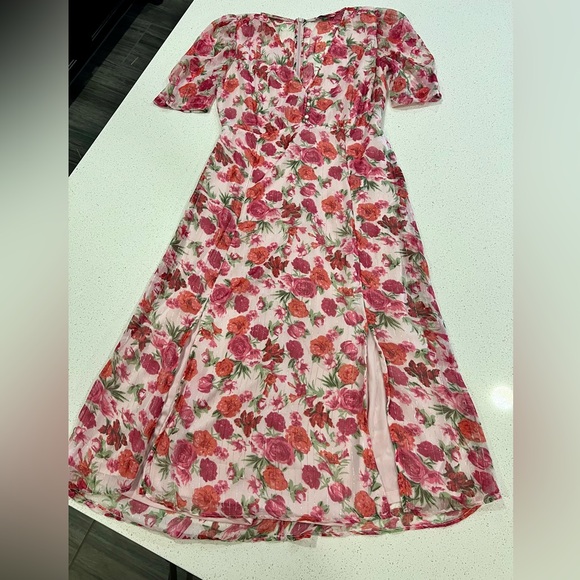 Pink/Red Rose Dress - Picture 2 of 5